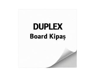 Картон DUPLEX BOARD Kipaş макулатурный с мелованием и с серым оборотом в листах