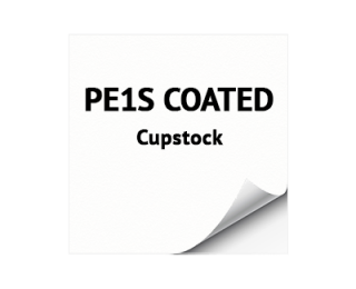 Целлюлозный ламинированный картон PE1S COATED Cupstock с трехслойным мелованием одной стороны в листах